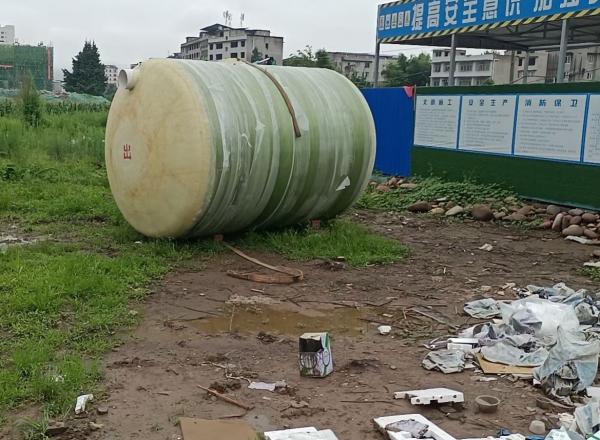 天津遂宁船山区10立方玻璃钢化粪池项目